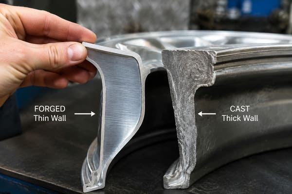 jak odróżnić kutą felgę od odlewanej aluminiowej