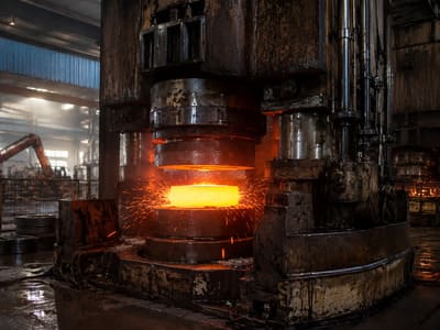 Forging press operation