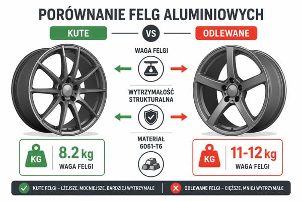 Porównanie kutych i odlewanych felg do Audi A4 – waga, wytrzymałość, concave