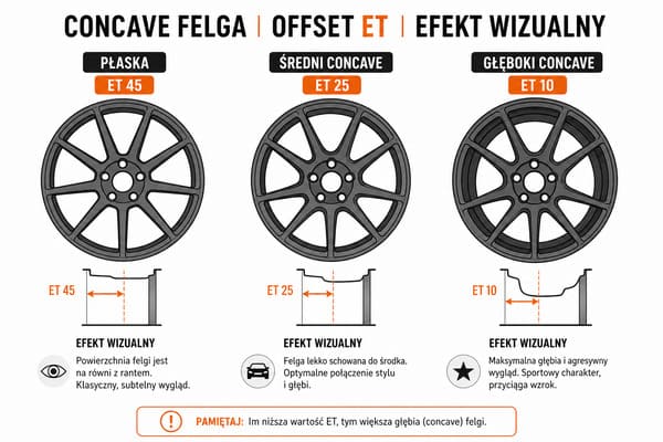 Czy większe felgi wyglądają lepiej – concave i offset