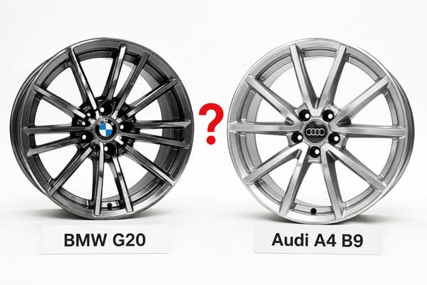 Czy felgi z BMW serii 3 G20 pasują na Audi A4 B9?