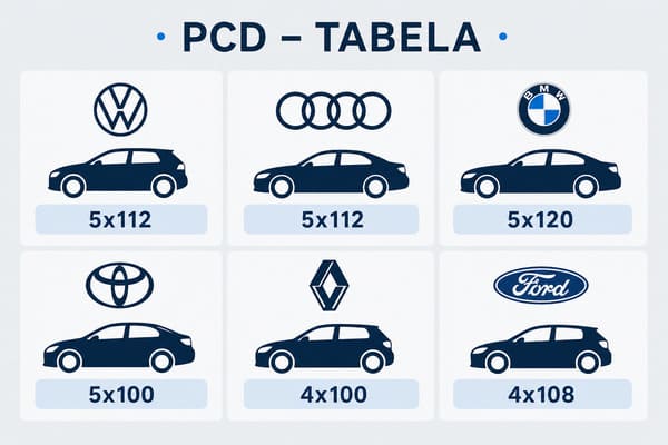 Tabela PCD popularnych marek samochodów w Polsce
