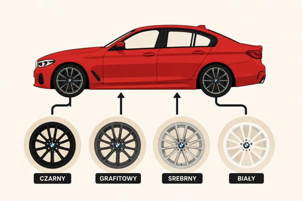 Znaczenie koloru felg do czerwonego BMW G30